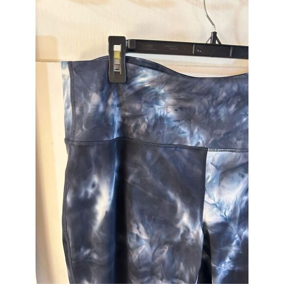 Reebok RBX 2x Capri Active pants blue & white rn# 63619 - Picture 2 of 7